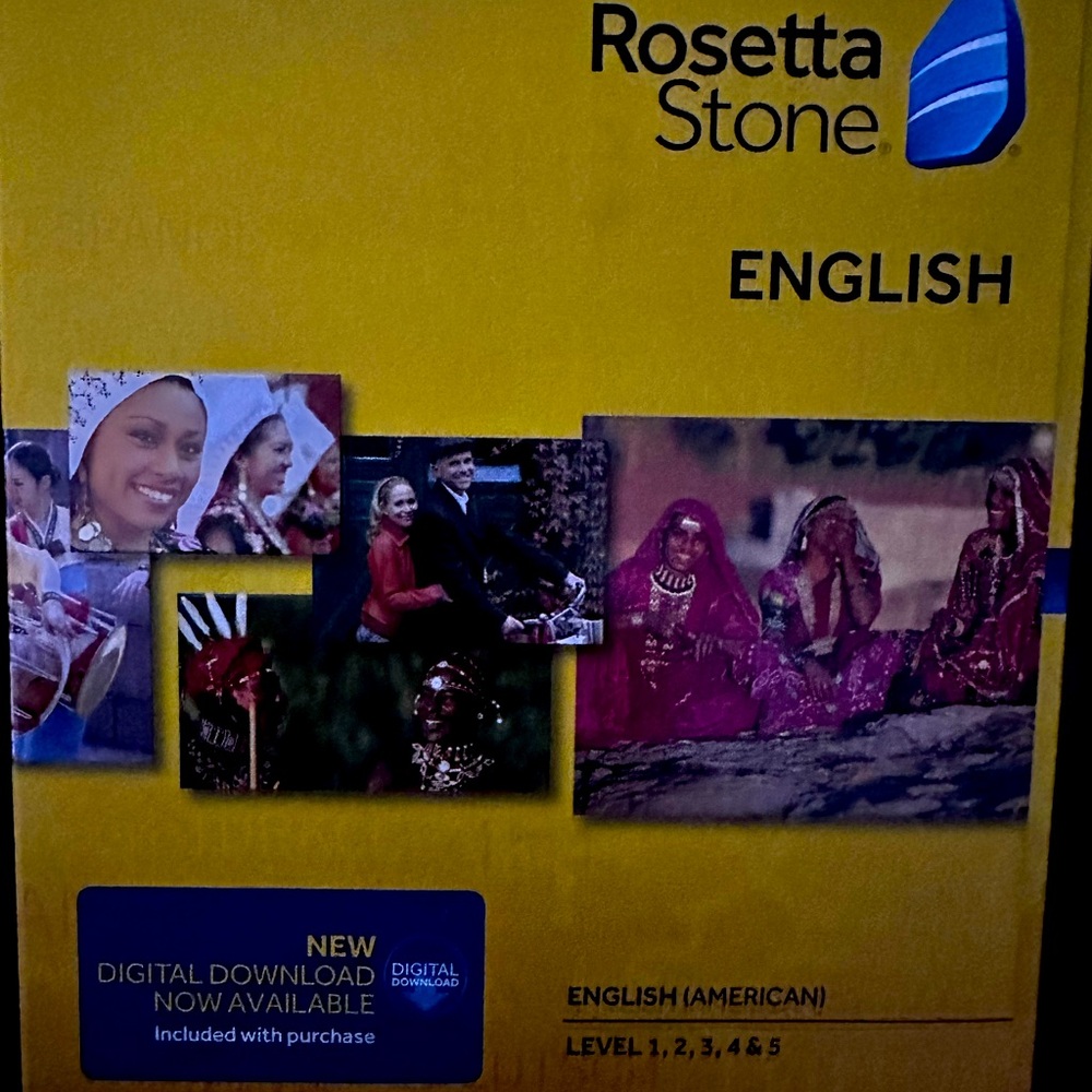 Rosetta Stone English  Language Learning Software LIKE NEW